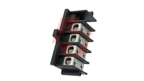 Listwa zaciskowa czteropolowa typu Zgx 4x35mm2 czarna GEP-00170