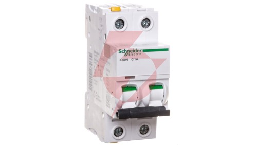Wyłącznik nadprądowy 2P C 1A 6kA AC iC60N-C1-2 Acti9 A9F04201