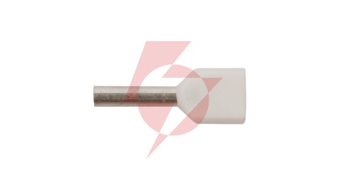 Końcówka tulejkowa izolowana HI 2X0,75/8 biała E08KH-02020104121 /100szt./