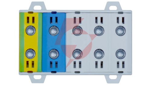 Listwa zaciskowa pięciopolowa 5x50 mm2 (3P+N+PE ) GEP-00108