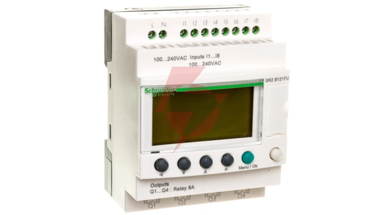 Przekaźnik programowalny 100-240V AC 8we 4wy Zelio Logic SR2B121FU