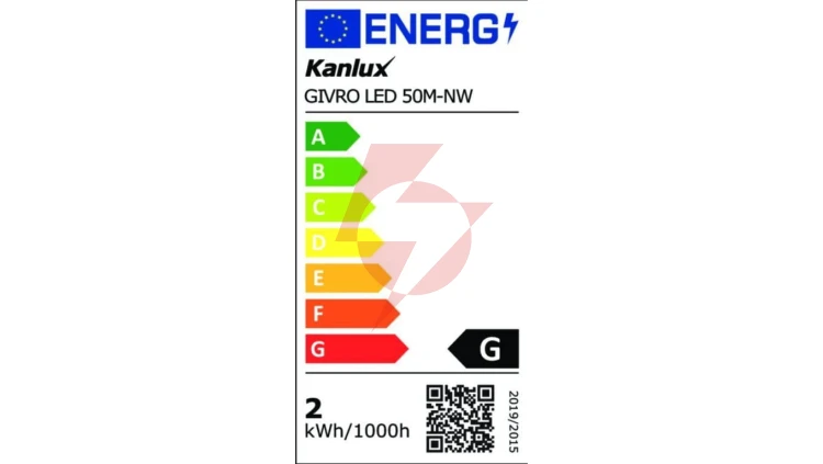 Wąż świetlny GIVRO LED 50M-NW 2W/M 120lm/m 4000K IP65 rolka 50mb Odporność UV zasilanie przelotowe 38577