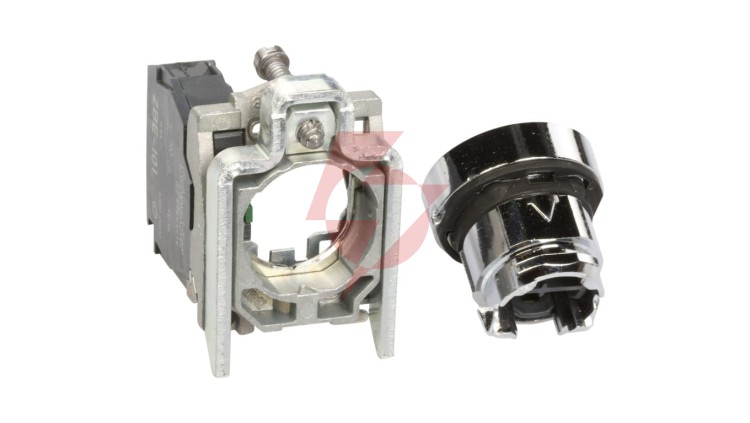 Przycisk sterowniczy 22mm żółty z samopowrotem 1Z XB4BA51