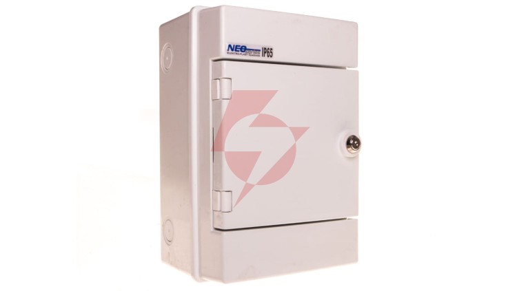 Rozdzielnica hermetyczna modułowa (500V AC ,1000V DC) 1x4 natynkowa IP65 RH-4ZB (z zamkiem) 36.06