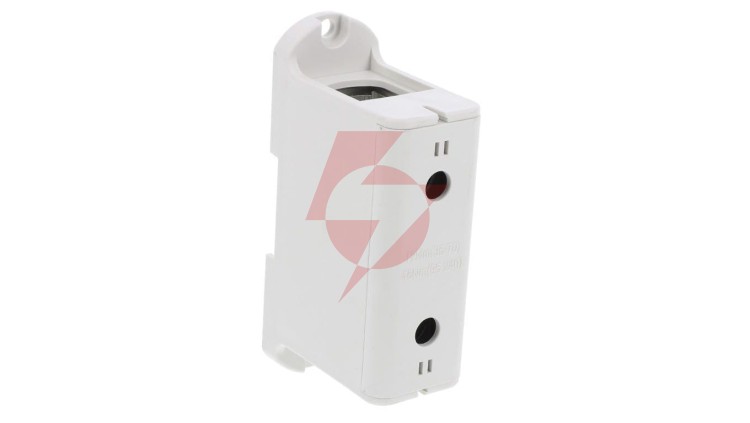 Blok rozdzielczy-odgałęźny 1-polowy AL/CU 35-240mm2 szary montaż płaski i na szynę TH WLZ35P/240/s 48.503