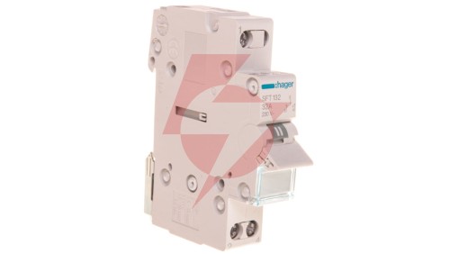 Przełącznik modułowy zasilania I-0-II (sieć-agregat) 32A 1P SFT132