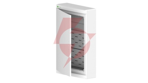 Rozdzielnica multimedialna Elegant 3x12 natynkowa IP40 N+PE drzwi białe 2445-20
