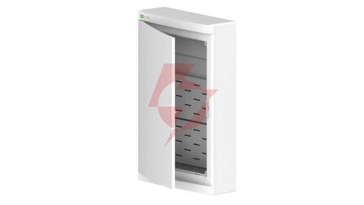 Rozdzielnica multimedialna Elegant 3x12 natynkowa IP40 N+PE drzwi białe 2445-20
