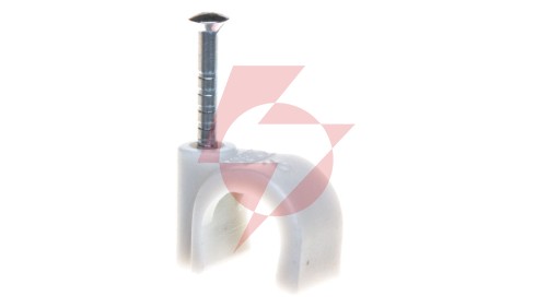 Uchwyt do kabli ISO 9mm z gwoździem 2x25mm 2009 25 LGR 2227711 /100szt./