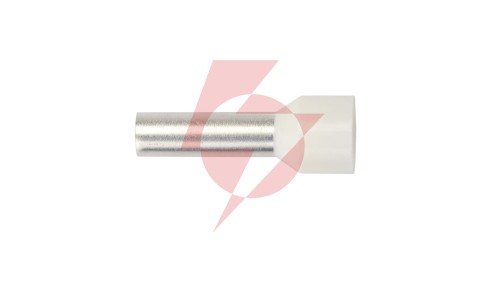 Końcówka tulejkowa izolowana HI 10/15 kość słoniowa E08KH-02010107101 /100szt./