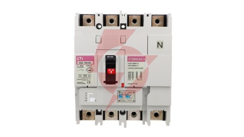 Wyłącznik kompaktowy 4P 160A 36kA /wyzwalacz termo-magnetyczny/ EB2 160/3S 004671062