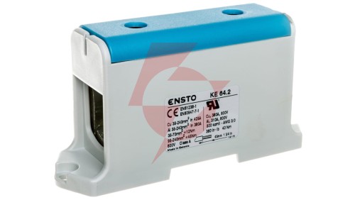 Zacisk 1-torowy 35-240mm2 niebieski KE 64.2