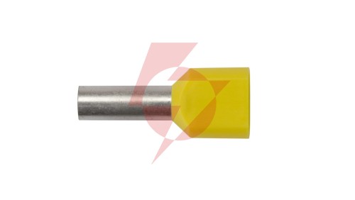 Końcówka tulejkowa izolowana HI 2X6/14 DIN żółta E08KH-02020102401 /100szt./