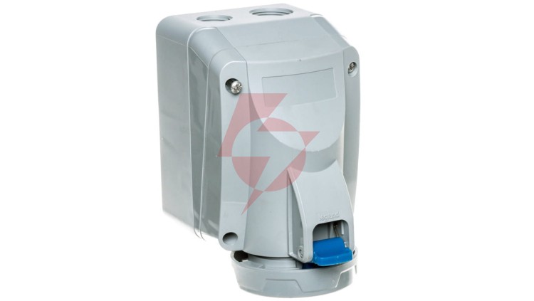 Gniazdo stałe 16A 3P 230V niebieskie IP67 P17 TEMPRA PRO 555354