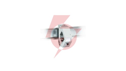 Uchwyt adapter na szynę DIN na moduł Keystone, 1 port