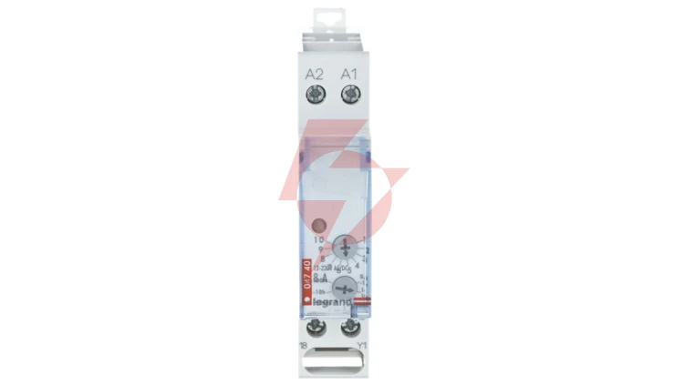 Przekaźnik czasowy 1P 8A 0,1sek-100h 12-230V AC/DC opóźnione załączenie RC302 004740