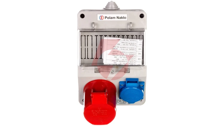 Zestaw zasilający 32A/400V 4P + 10/16A 250V + płytka odgałęźna 5x6mm2 6165-130