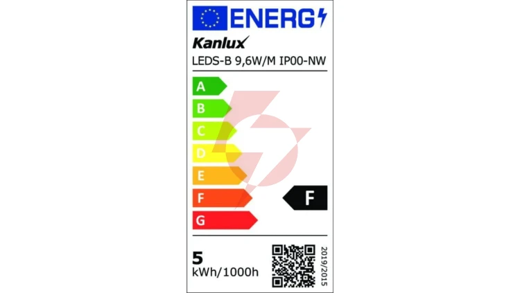 Taśma LED 12V LEDS-B 9,6W/M IP00-NW 1080m/m 4000K IP00 FPC rolka 5mb 24534