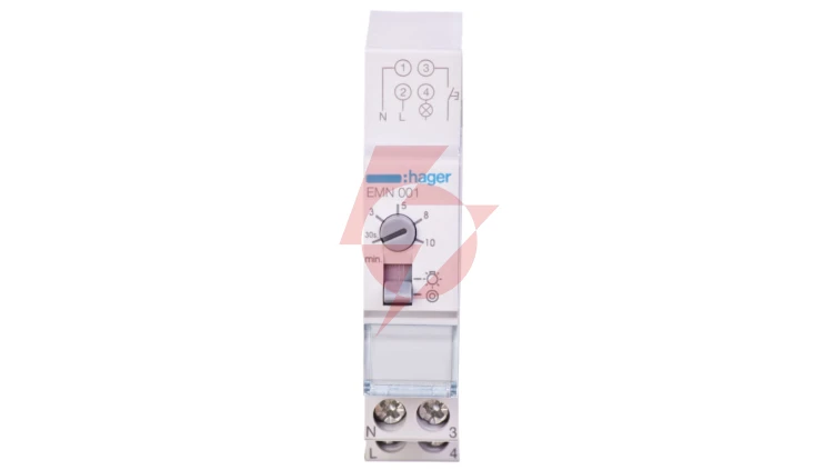 Wyłącznik schodowy czasowy 1Z 10A 230V AC 30sek-10min 2300W EMN001