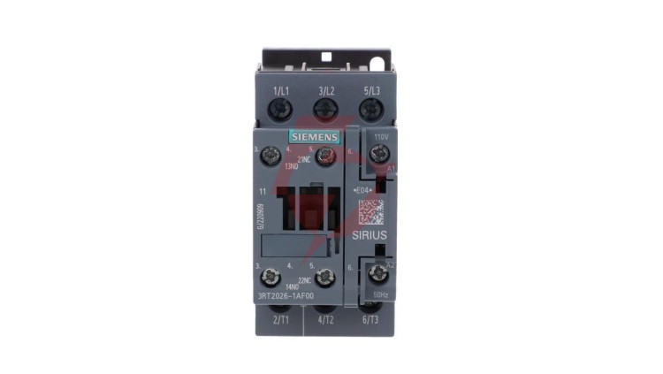 Stycznik mocy 25A 3P 110V AC 1Z 1R S0 3RT2026-1AF00