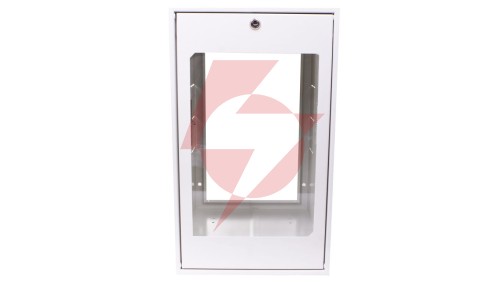 Szafa RACK 19 cali 6U 600x400mm IP30 RAL7035 (drzwi przeszklone) SZW Simple SZWS-19-6U-40-DS 19-8008SZWS-19-6U-40-DS