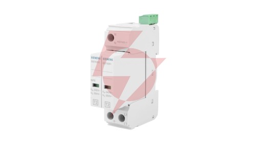 Ogranicznik przepięć Typ T2 1P+N Uc 350V szerokość 24mm 20kA TN-S ze stykami sygn. SENTRON 5SD7422-1