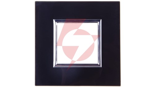 DANTE Ramka pojedyncza szkło BLACK GLASS 4509181