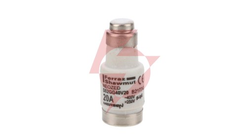 Wkładka bezpiecznikowa D02 gG 400VAC /250VDC 20A B217742