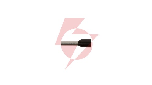 Końcówka tulejkowa izolowana TI 1,5mm2/8mm czarna cynowana TI1,5L8 /100szt./