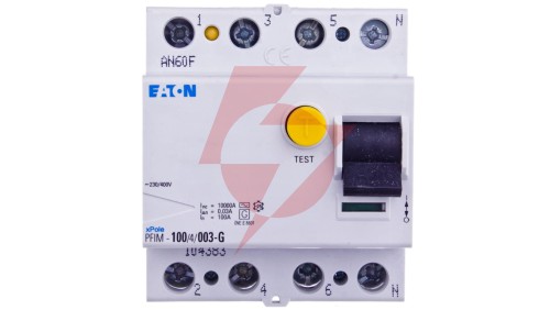 Wyłącznik różnicowoprądowy 4P 100A 0,03A typ G PFIM-100/4/003-G 104383