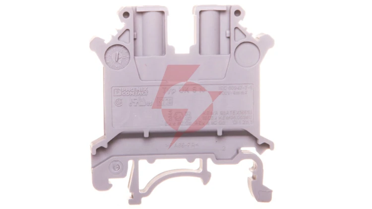 Złączka szynowa 2-przewodowa 2,5mm2 szara UK 5 N 3004362