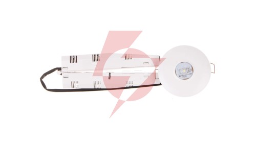 Oprawa awaryjna AXP IP65/20 ECO LED 3W 330lm (opt. universal) 1h jednozadaniowa AT biała AXPU/3W/E/1/SE/AT/WH