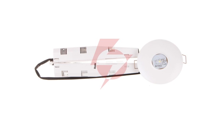 Oprawa awaryjna AXP IP65/20 ECO LED 3W 330lm (opt. universal) 1h jednozadaniowa AT biała AXPU/3W/E/1/SE/AT/WH