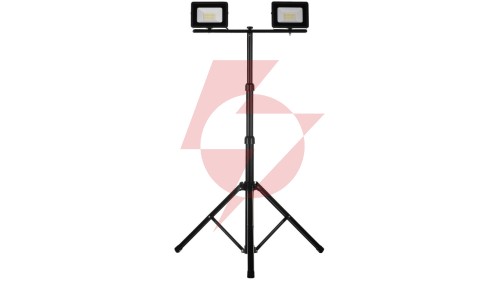 Projektor LED na statywie czarny 2x30W 2x2350lm IP65 6400K SL-S02