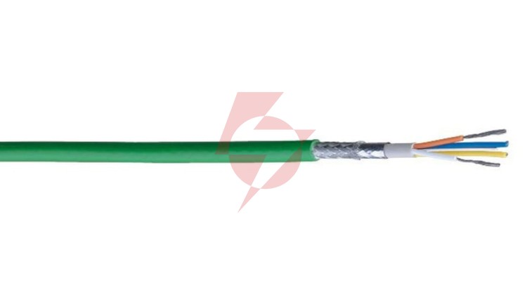 Kabel PROFINET 4x22AWG kat.5e PVC linka zielony BL-70007E.01B100 /100m/