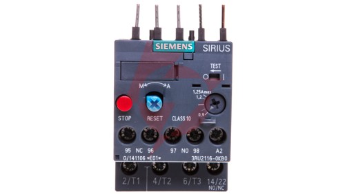 Przekaźnik termiczny 0,9-1,25A S00 3RU2116-0KB0