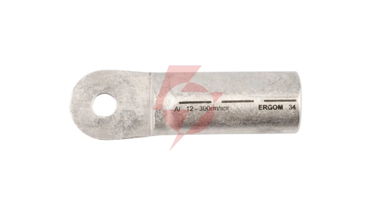 Końcówka oczkowa aluminiowa szczelna KRA 300/12 E12KA-01010104300