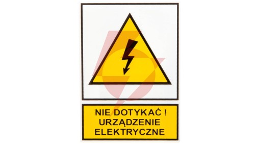 Tabliczka /znak ostrzegawczy/ TZO 74x105P E04TZ-01012120100 /10szt./