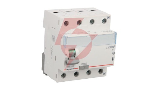 Wyłącznik różnicowoprądowy 4P 40A 0,5A typ AC P304 TX3 411738