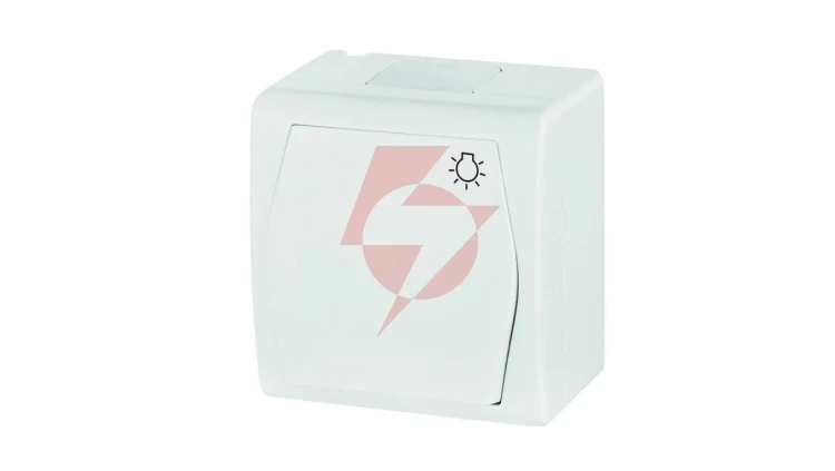 Hermes2 Przycisk hermetyczny /światło/ 10A IP44 biały 1004-00