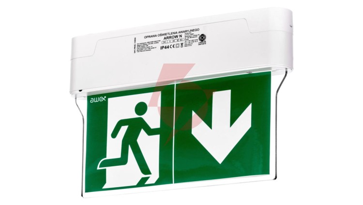 Oprawa awaryjna ARROW N 1W 1h dwuzadaniowa dwustronna z auto testem ARN/1W/B/1/SA/AT/WH