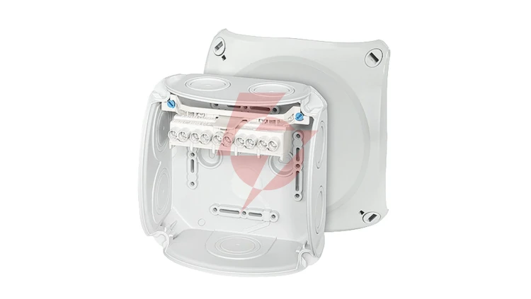 Puszka odgałęźna 130x130x77 5x6mm2 CU IP66 szara DK 0606 GZ 62000154