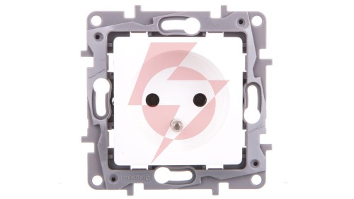 NILOE Gniazdo pojedyncze z/u 16 A 250 V białe 764540