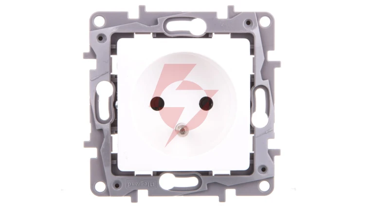 NILOE Gniazdo pojedyncze z/u 16 A 250 V białe 764540