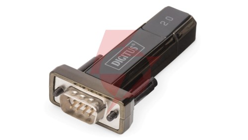 Konwerter/Adapter USB 2.0 do RS232 (DB9) z przedłużaczem USB A M/Ż 80cm DA-70167