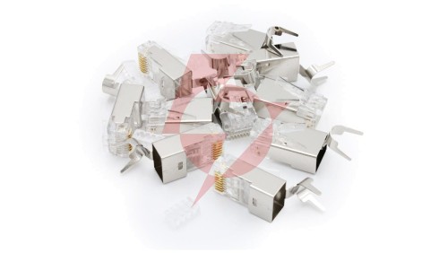 Wtyk RJ45 (8P8C) uniwersalny, kat. 6A, ekranowany, AWG 24-22, opakowanie 10 szt. X-ML-6F-OD-10-IMP