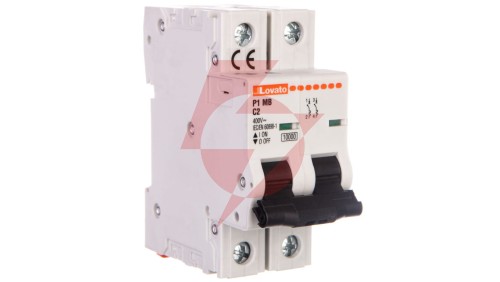 Wyłącznik nadprądowy 2P C 2A 10kA AC P1MB2PC02