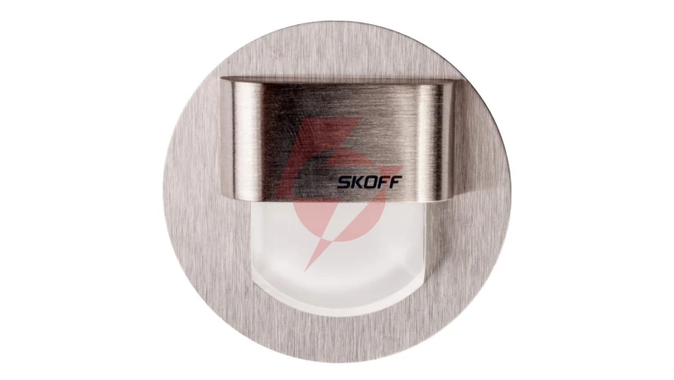 Oprawa przyschodowa RUEDA mini LED Light 10 V DC 0,4 W IP 20 6500 K szlif Inox