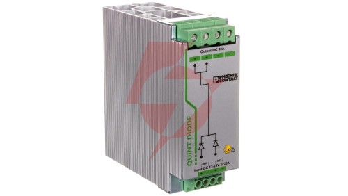 Moduł diodowy szyn nośnych 12-24V DC/2x20A lub 1x40A DIN 2320157