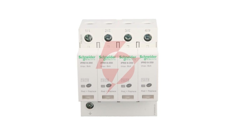 Ogranicznik przepięć Typ T2 4P 8kA 1,1kV 350V iPRD-8-8kA-350V-4P A9L08400